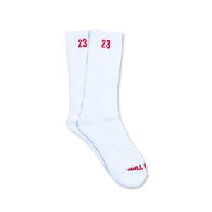 Jordan 23 Socks Chicago Bulls White